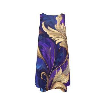 Sleeveless Pocket Dress Inkedjoy