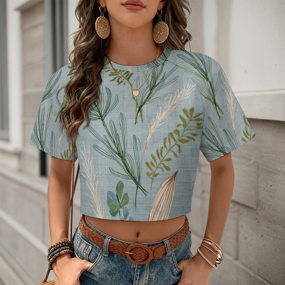 Crop Top Short-Sleeve T-Shirt