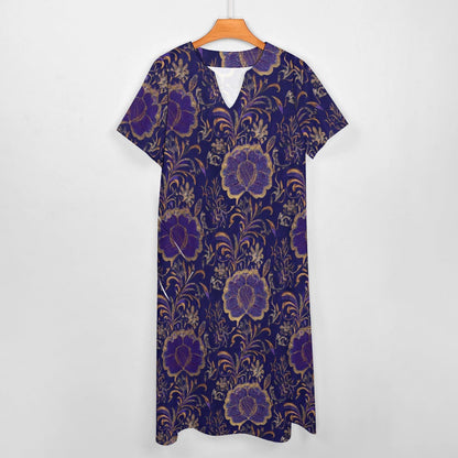 7-point sleeve dress Inkedjoy