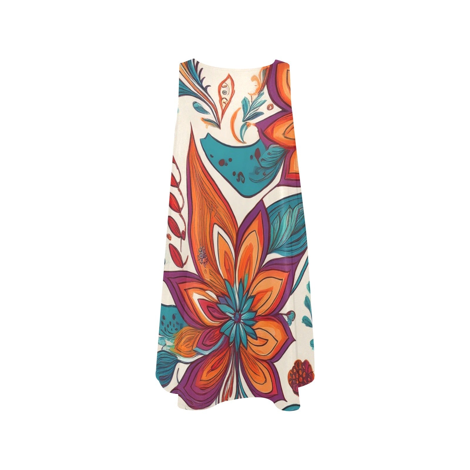Sleeveless Pocket Dress Inkedjoy