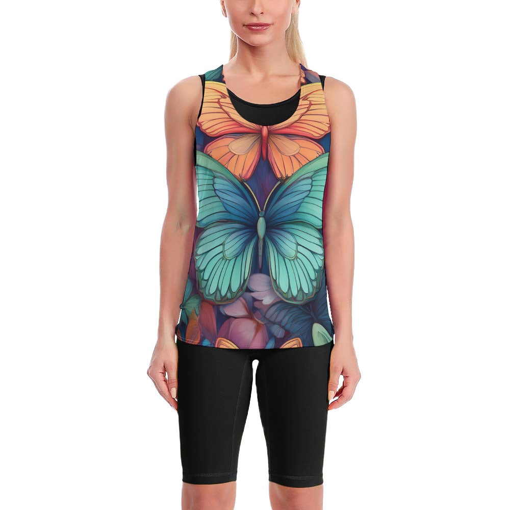 Sweat-Absorbing Yoga Vest Inkedjoy