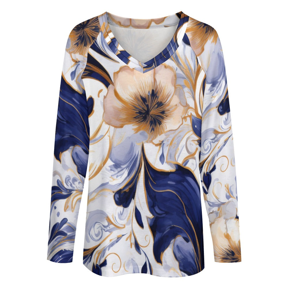 Long sleeve loose tee Inkedjoy