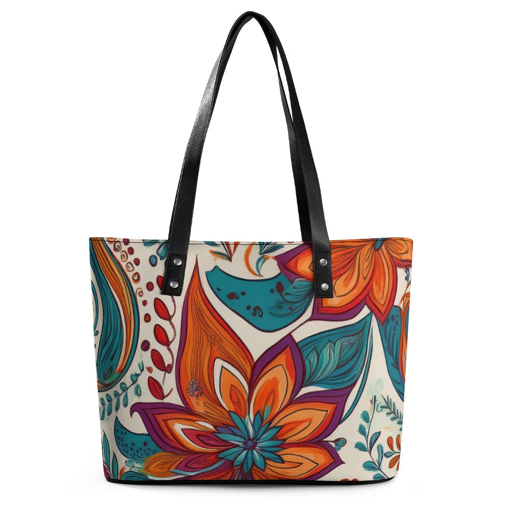 Leather handbag Inkedjoy