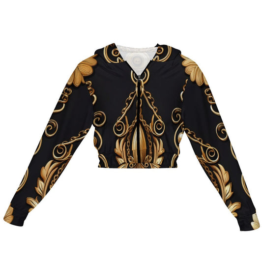 Chiffon Cropped Jacket Inkedjoy