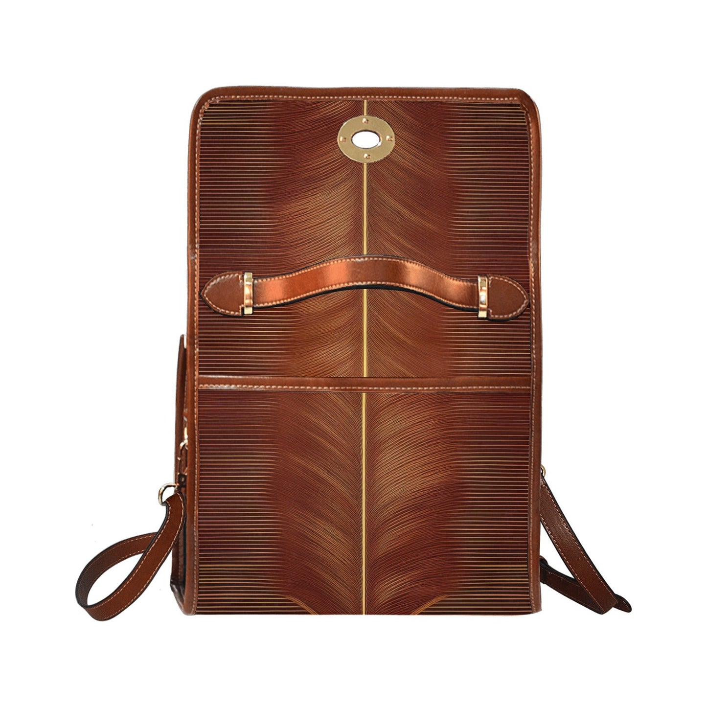 Waterproof Canvas Bag-Brown Inkedjoy