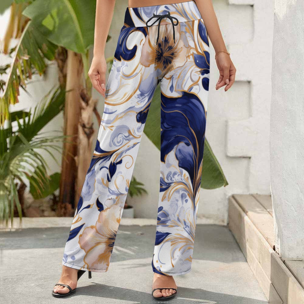 Wide Leg Pants Inkedjoy