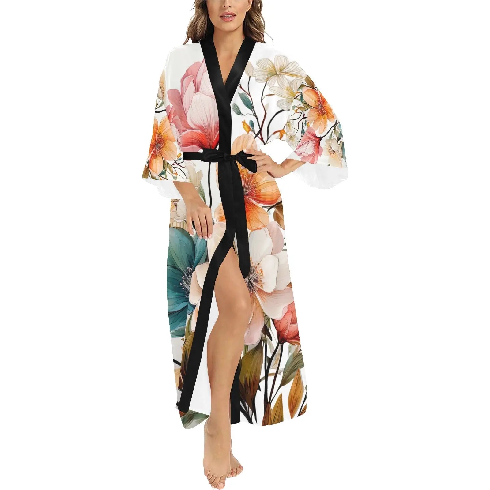 Long Kimono Robe Inkedjoy