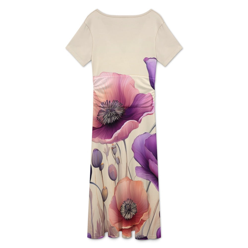 Short sleeved dress Inkedjoy