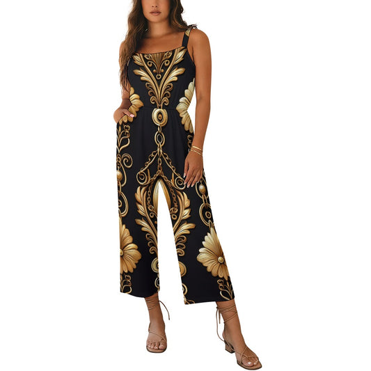 Strapped jumpsuit