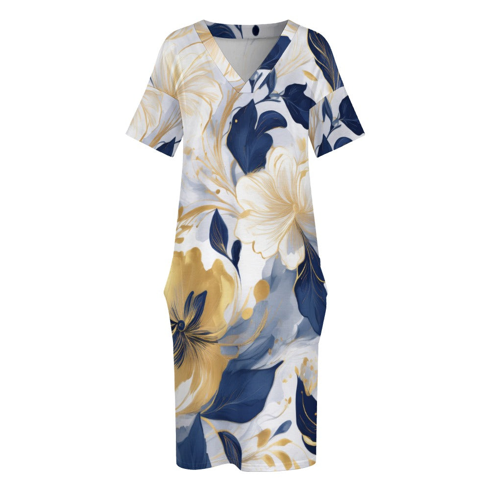 Loose pocket dress Inkedjoy