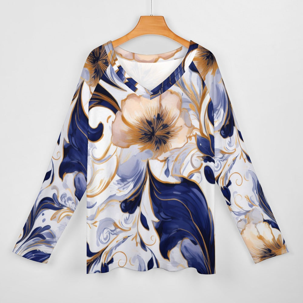 Long sleeve loose tee Inkedjoy
