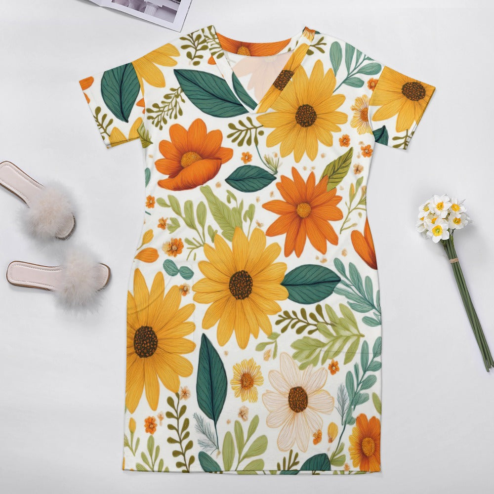 Loose pocket dress Inkedjoy