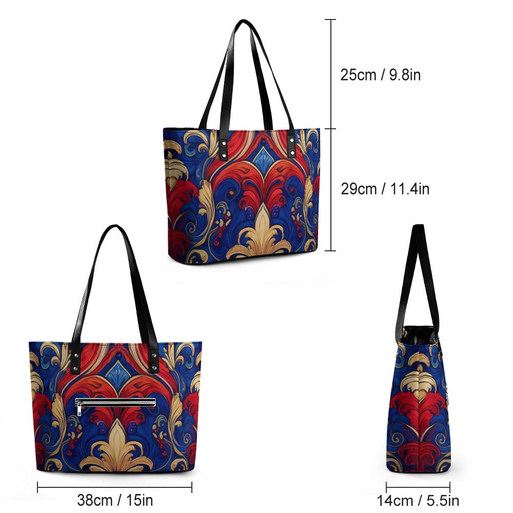 Leather handbag Inkedjoy