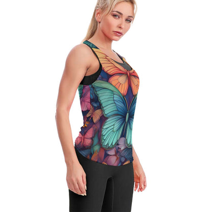 Sweat-Absorbing Yoga Vest Inkedjoy