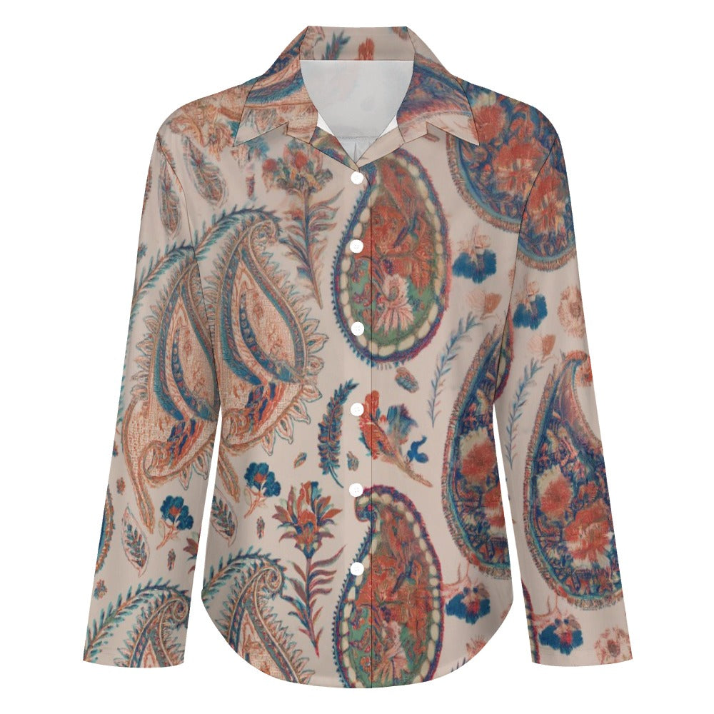Cropped hem shirt Inkedjoy