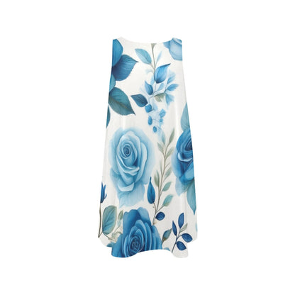 Sleeveless Pocket Dress Inkedjoy