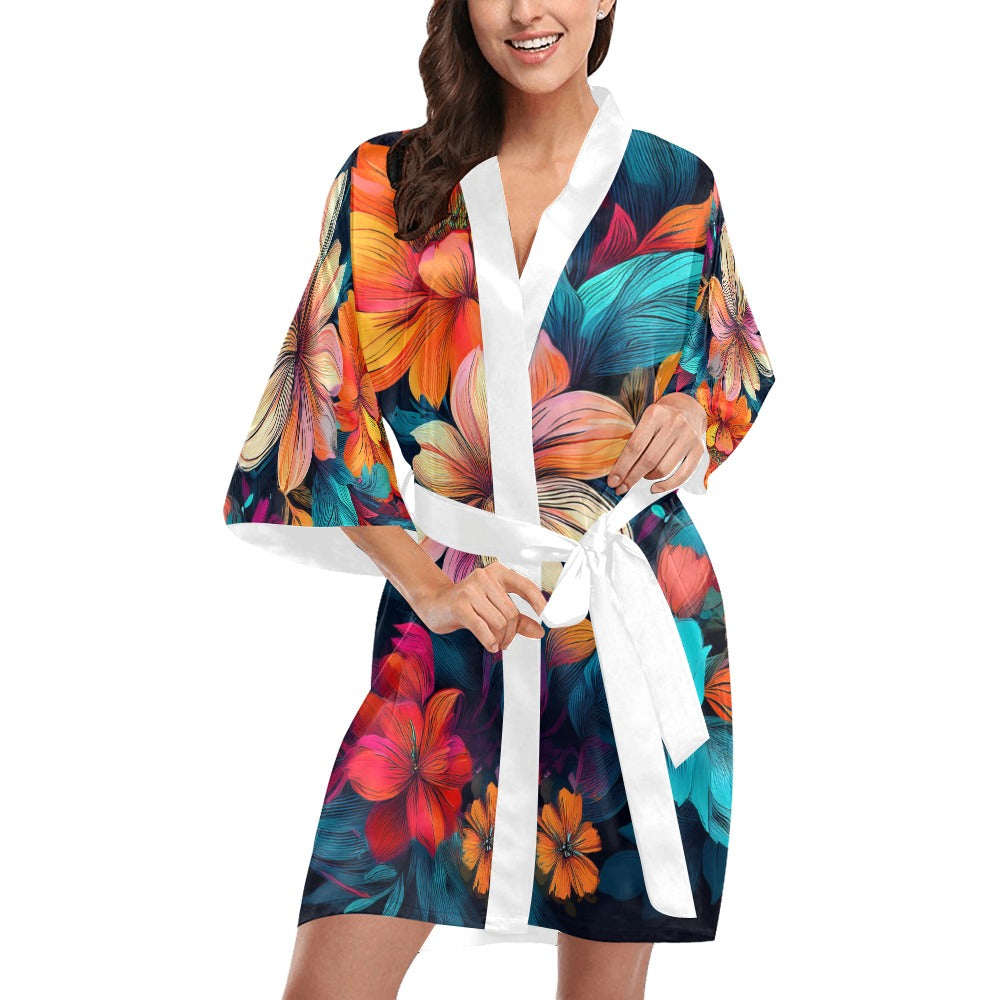 Short Kimono Robe Inkedjoy