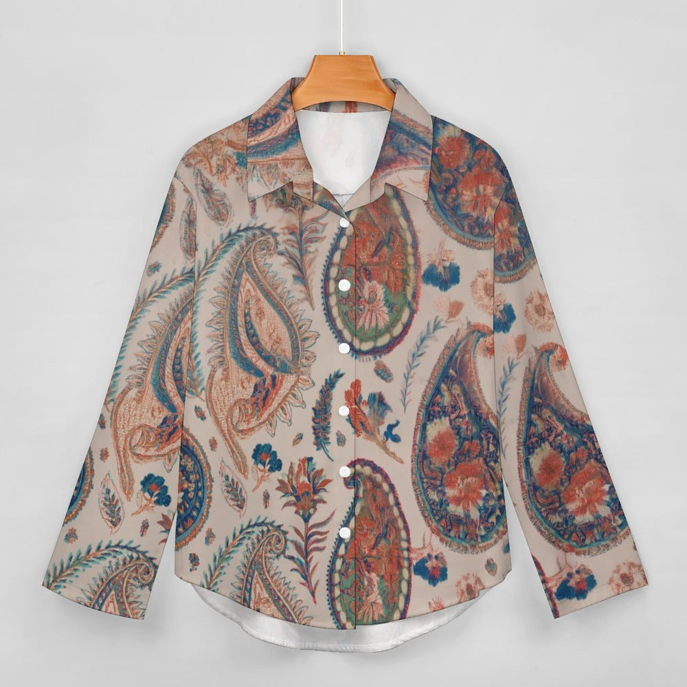 Cropped hem shirt Inkedjoy