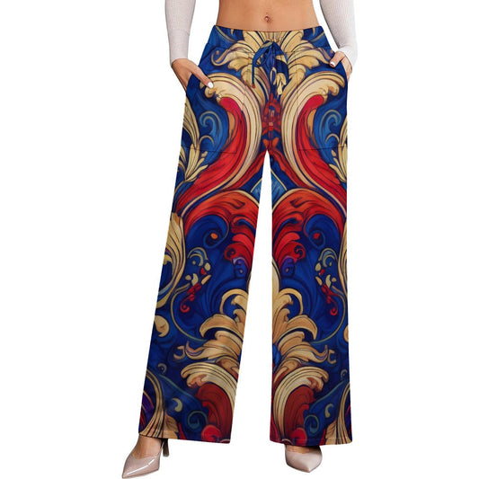 Wide-leg pants Inkedjoy