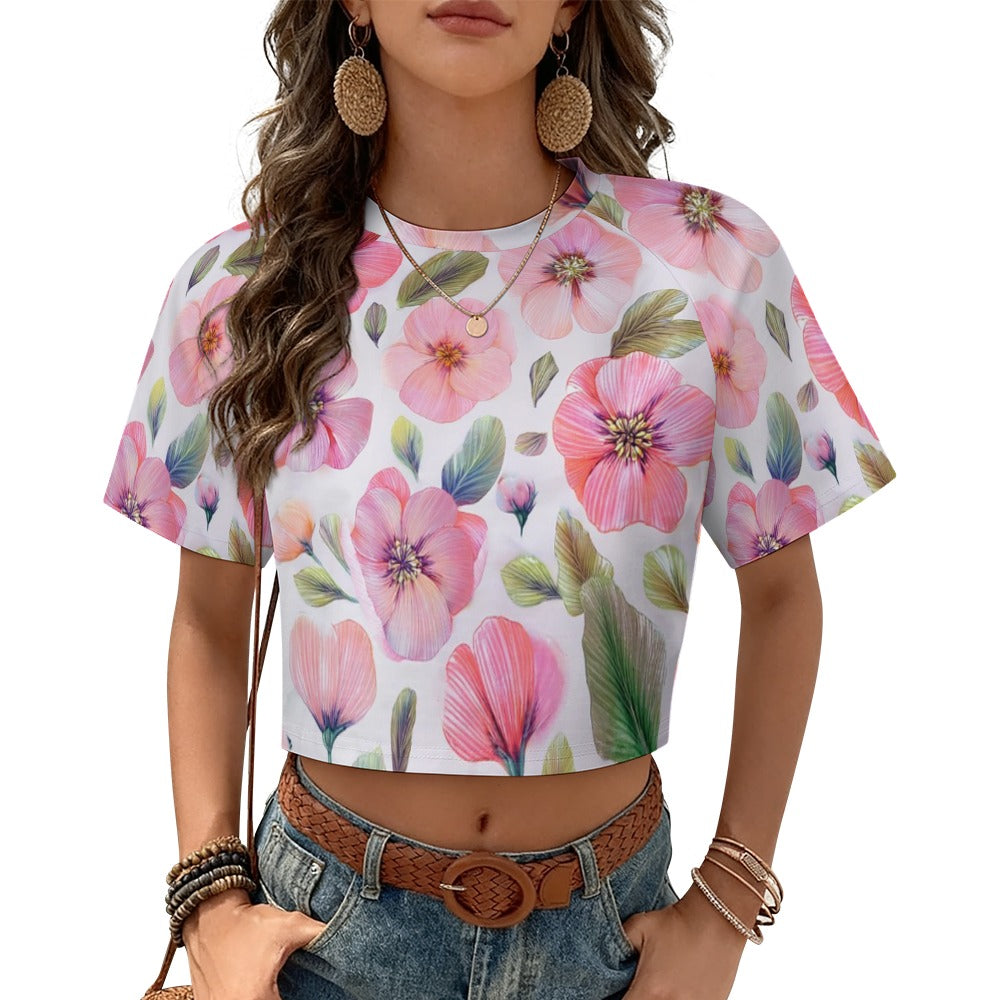 Crop Top Short-Sleeve T-Shirt