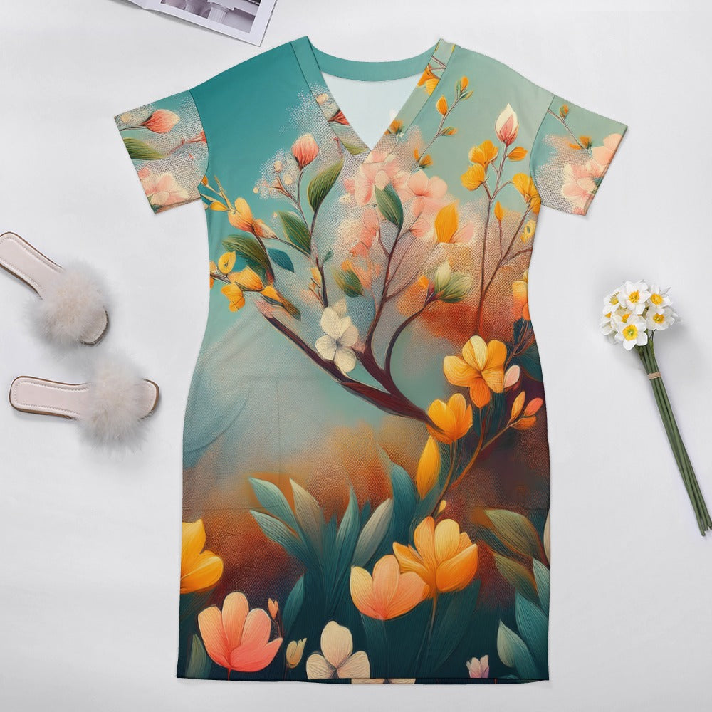 Loose pocket dress Inkedjoy