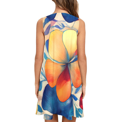 Sleeveless Pocket Dress Inkedjoy