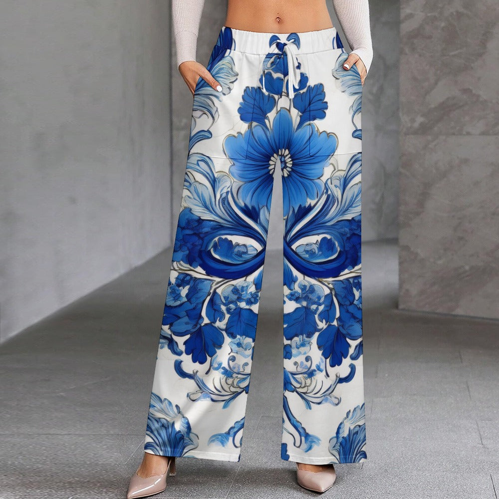 Wide-leg pants Inkedjoy