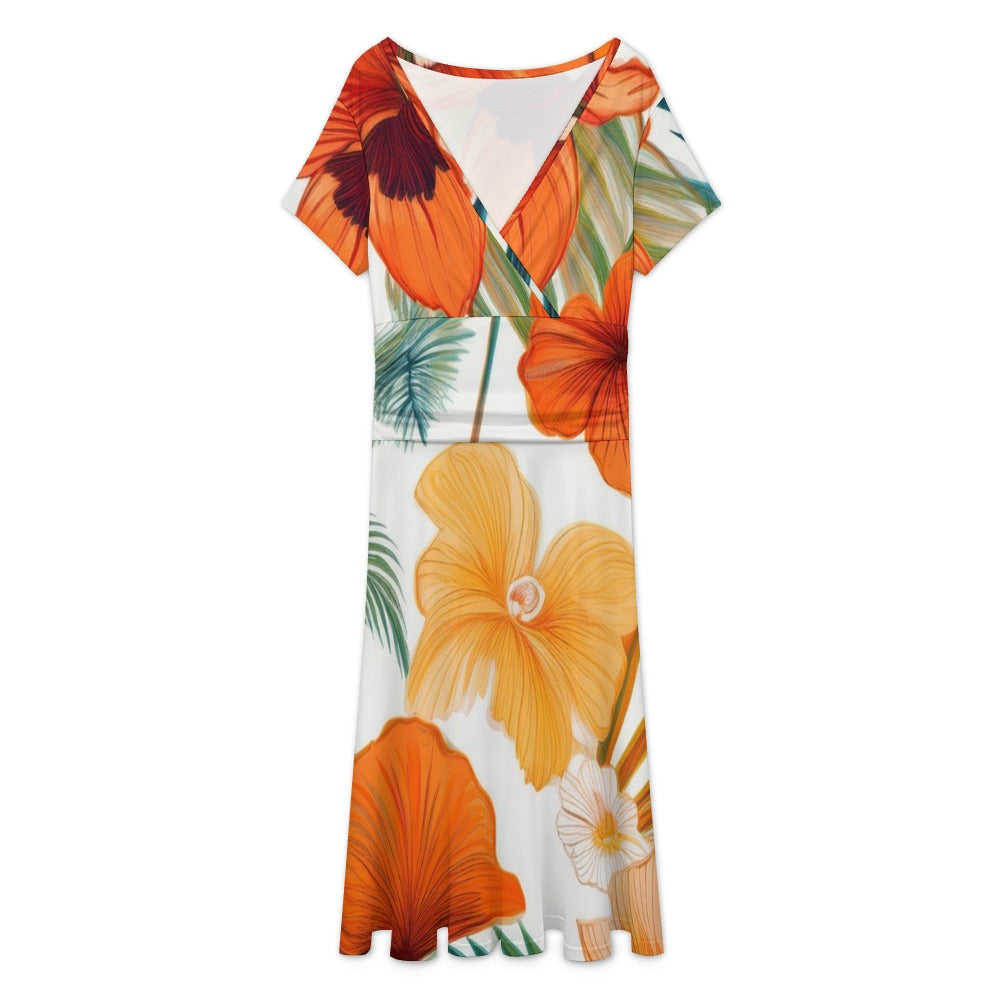 Short sleeved dress Inkedjoy