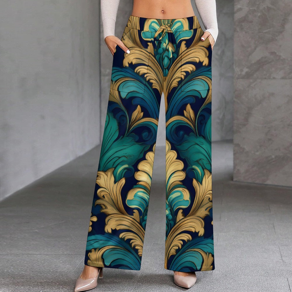 Wide-leg pants Inkedjoy