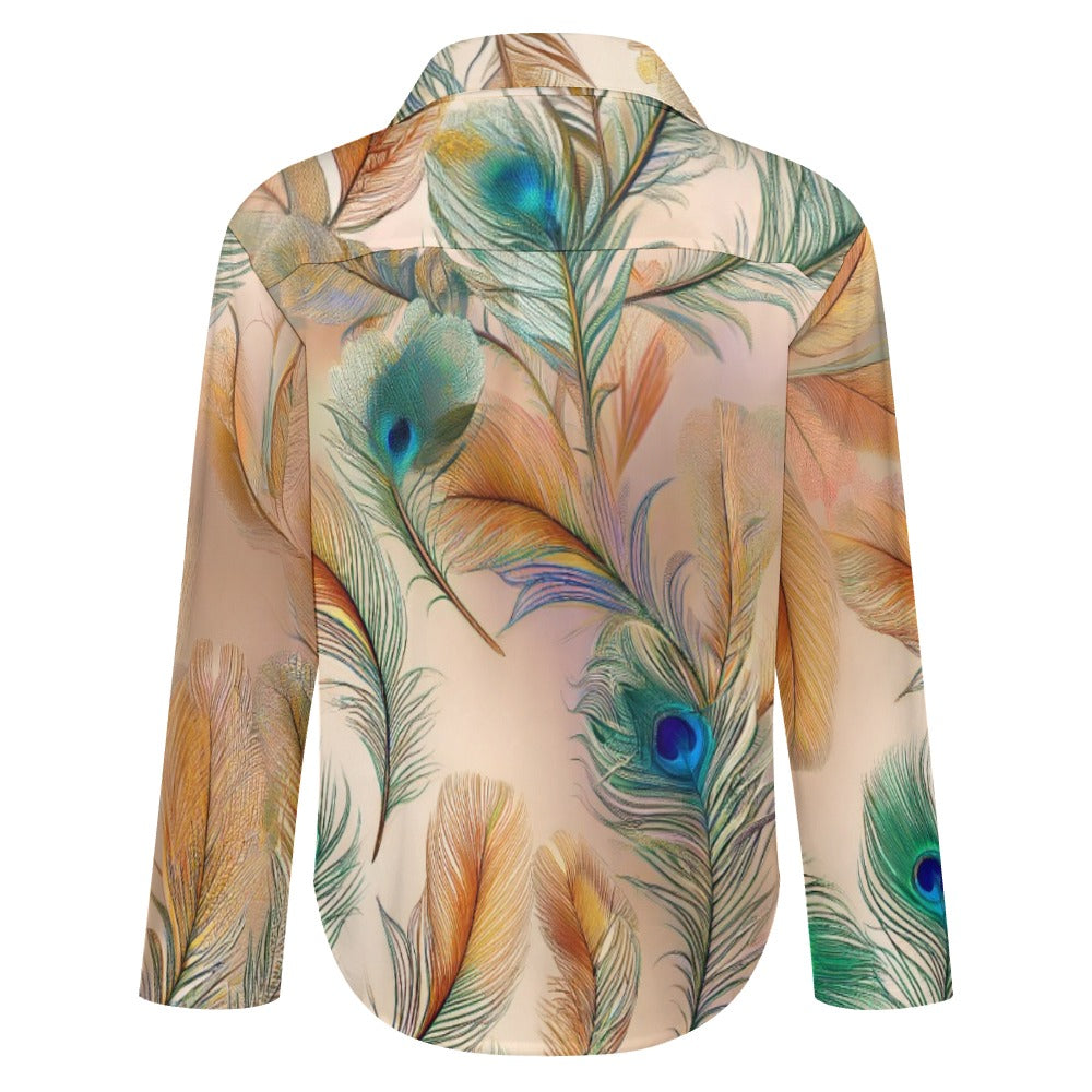 Cropped hem shirt Inkedjoy