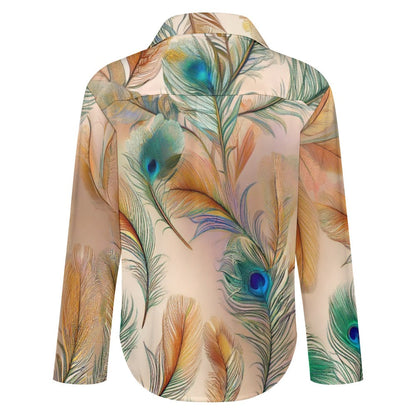 Cropped hem shirt Inkedjoy