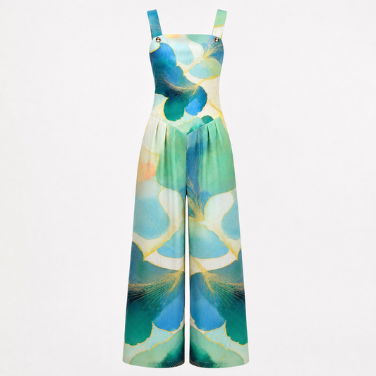Green Wide Leg Jumpsuit